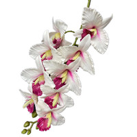 Tanaman Catland buatan, bunga Cymbidium Vanda Cabang anggrek 9 Kepala Cattleya hybridda