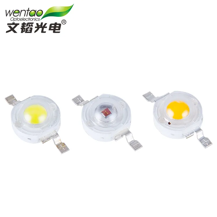 New Product Golden Yellow Neutral Light warm white RGB 1W High Power led chip for Lamp maintenance