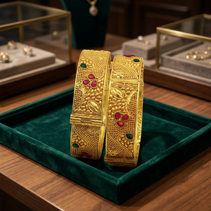 Wholesale Dye Gold Plated Kada <b>Bangles</b>, Fashion Jewelry, Traditional Jewelry Export, Brass Dye Gold Custom <b>Bangles</b> Manufacturer. - Product Image 6