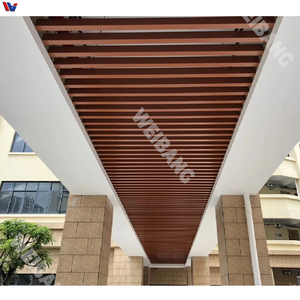 แผงติดเพดานอลูมิเนียมรูปตัว U สำหรับตกแต่งในร่มโรงแรมมอลล์วิลล่าปรับแต่งได้ตามต้องการ - Product Image 3