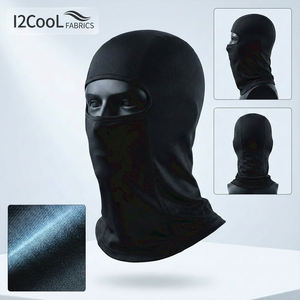 <span class=keywords><strong>Masque</strong></span> facial intégral OEM/ODM, technologie I2COOL, sensation de refroidissement instantanée, <span class=keywords><strong>masque</strong></span> de ski coupe-vent noir uni - Product Image 1