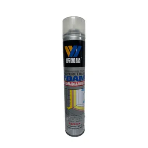 Mold Resistance Pu Foam Spray For Doors Expandable Foam Caulk Construction Polyurethane Pu Foam Sealant