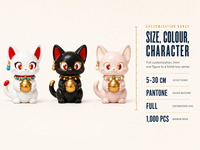 Tirelire chat blanc au design original de 17 cm, ornement en vinyle porte-bonheur, tirelire chien multifonctionnelle pour cadeaux et vente au détail (vente en gros)