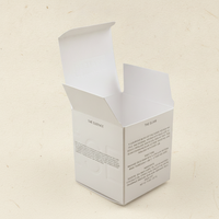Boîte à fermeture automatique en papier texturé, or rose, gaufrée, pour crème après-soleil
