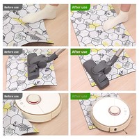 Sensible à la pression anti-dérapant 48mm amovible électrostatique Yoga pied tapis tapis coussin Patch Anti-déformation acrylique masquage