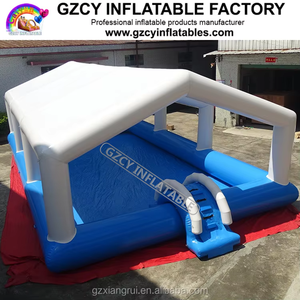 Vente flash d'été : grande <span class=keywords><strong>piscine</strong></span> gonflable durable avec toit pour enfants et adultes - Product Image 4