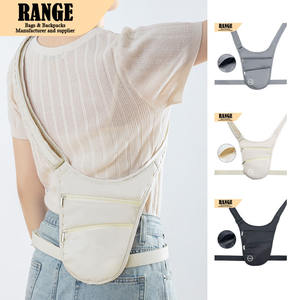 Riñonera 2026 Tipo U Antirrobo, Bolsas <span class=keywords><strong>de</strong></span> Cintura Impermeables con Bolsa Deportiva Oculta <span class=keywords><strong>de</strong></span> Poliéster para Hombres y Mujeres, para Viajes y Ciclismo - Product Image 3