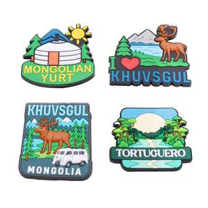 Aimants de réfrigérateur en PVC souple personnalisés 2D 3D avec logo et textes pour promotions, cadeaux de salons professionnels, prix d'usine - Product Image 1