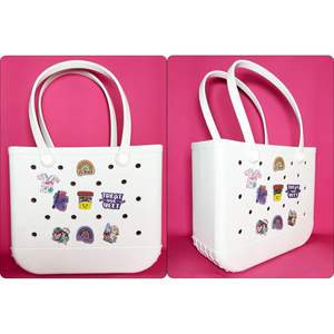 Abalorios acrílicos para bolsos Bogg Bag, diseño Bling Nurse Life, accesorios compatibles con bolsos de playa Simply Southern - Product Image 2