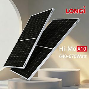 Module photovoltaïque Longi Solar Panel HI-MO X10-640-670W N-Type, cellules de 182 mm, pour installation sur toiture - Product Image 5
