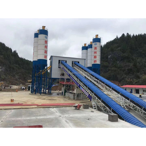 Sunny Brand Construction <strong>Concrete</strong> Batching Plant Hzs180 with 4 Units Aggregate Storage Hoppers <strong>JS3000</strong> <strong>Mixer</strong> Electric Powered - Product Image 4