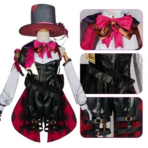 Alta calidad al por mayor Lyney disfraz uniforme tela Halloween fiesta <span class=keywords><strong>Genshin</strong></span> impacto Anime Cosplay disfraz para niñas - Product Image 4