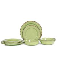 Assiette de fête en mélamine de qualité alimentaire A5, 100 % mélamine, écologique, vaisselle en céramique