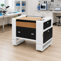 Machine de gravure laser CO2 4060 avec système de contrôle RD, interface USB, prend en charge les formats DXF, PLT, DWG, AI