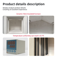 1400 degrés haute température laboratoire fibre céramique mini four à moufle 8L à réchauffement rapide