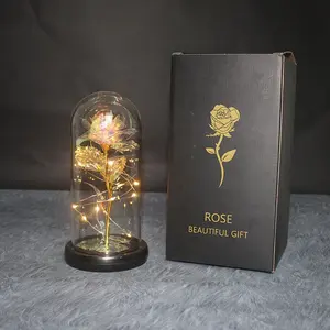 Caixa de presente luxuosa para vaso de papel ondulado flor de liofilização e amor com estampa de caixa