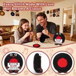 <span class=keywords><strong>Regalo</strong></span> de <span class=keywords><strong>Cumpleaños</strong></span> Hecho a Mano con Vinilo de Ganchillo para Hombre, Novio, Amante de la Música, <span class=keywords><strong>Regalo</strong></span> para el Día del Padre, Aniversario - Product Image 6