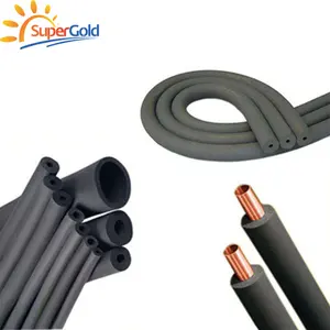 SuperGold Thermal Insulation Material High Quality Rubber Plastic Foam Pipe For Air Conditioning Pipe