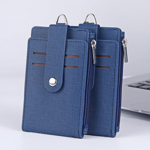 Biểu Tượng Tùy Chỉnh Mạnh Mẽ Chủ Thẻ Zip Dây Buộc In Da Ví Với Đứng Cho Id Kinh Doanh Thẻ Tín Dụng - Product Image 6