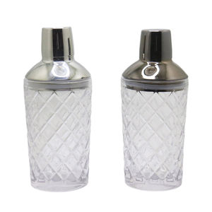 550ml en acier inoxydable <span class=keywords><strong>Boston</strong></span> manuel Cocktail Shaker Set Barmans Usage quotidien Bars Milk <span class=keywords><strong>Tea</strong></span> Shops Featuring Copper Glass Metal - Product Image 3