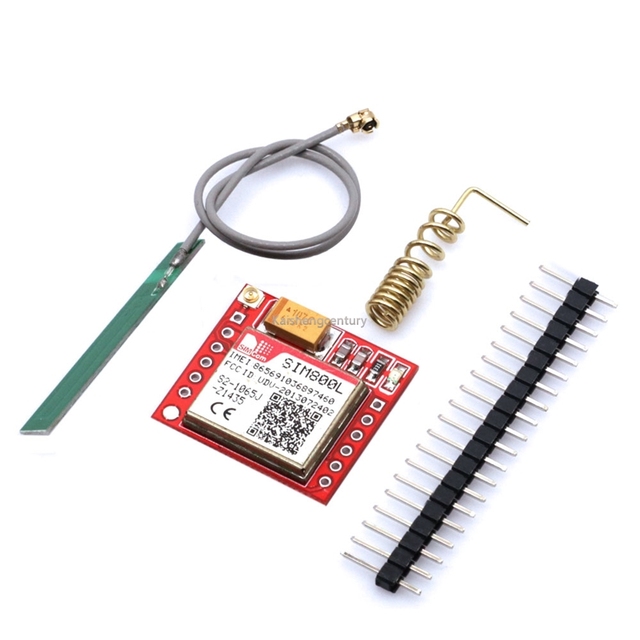 SIM800L GPRS GSM Module Core Quad-band TTL Serial Port IPX Interface PCB Antenna Micro SIM Card for Arduino Smart Phone