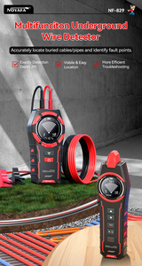 เครื่องตรวจจับสายเคเบิลใต้ดิน NOYAFA NF-829 ตัวติดตามสายไฟ 400V ความแม่นยำ 2% ป้องกันน้ำและฝุ่นระดับ IP55 กำลังไฟ 100W ระยะตรวจจับสายเคเบิลใต้ดินได้ลึก 2.5 เมตร ทดสอบการเปิดสายไฟ - Product Image 5