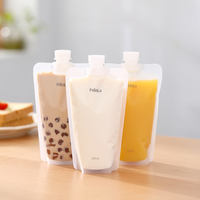 Doypack Ravitaillement Jus de Boissons Personnalisé avec Bec Verseur – Sachet Souple Mat Plastique pour Emballage Alimentaire