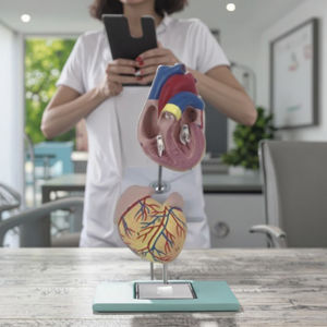 Modelo de anatomía <span class=keywords><strong>del</strong></span> cuerpo humano 2 partes Deluxe tamaño real modelo de anatomía <span class=keywords><strong>del</strong></span> corazón humano modelo médico de Anatomía Humana - Product Image 2