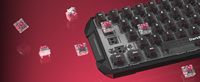 Teclado Mecánico para Juegos Flux 68 con Efecto Hall, Software de IA, Rapid Trigger, Interruptores Magnéticos, Frecuencia de Sondeo de 8000Hz, RGB, Cable USB-C