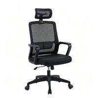 Chaise de bureau ergonomique pivotante moderne, nouvelle chaise de formation pour employés et visiteurs, en tissu, avec fonction de levage