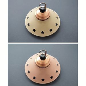 Retro <b>Star</b> Cutout Leather Lantern <b>Shade</b>, Portable <b>Lamp</b> Cover for Barebones, Outdoor Camping Atmosphere Light Accessory - Product Image 6