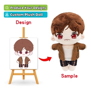 Düşük adedi özel eko peluş bebek 15cm dolması bebek peluş bts peluş bebek - Product Image 4