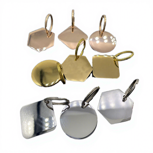 Vente en gros <span class=keywords><strong>CoMade</strong></span> Works : Plaques en acier inoxydable poli, électroplaquées, modernes, à une face, pour la découpe, la fabrication de bijoux DIY et l'artisanat métallique - Product Image 1