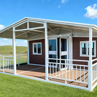 Maison de conteneur extensible moderne de 20 à 40 pieds Sinoy Maison mobile à panneau sandwich en acier 1 2 3 chambres à coucher pour bureau de salle de bain d'hôtel