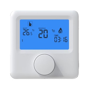 Giá rẻ nóng bán núm kỹ thuật số thông minh Phòng nhiệt cho sàn nước nồi hơi sưởi ấm, lập trình, pin Powered - Product Image 1