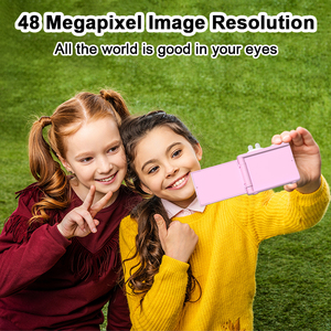 Appareil photo numérique pour enfants 1080P 48MP avec capteur CMOS, écran de 2,4 pouces, zoom 8x, caméra grand angle 180°, cadeaux de Noël et d'anniversaire - Product Image 5