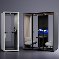 Réduction du bruit cabine téléphonique de réunion insonorisée pod acoustique portable pod silencieux