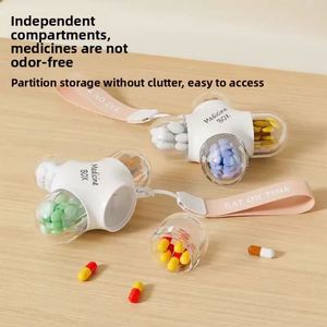 Pilulier de Voyage Portable Sept Jours par Semaine, Mini Organisateur Quotidien pour Trois Repas, Boîte à Médicaments en Plastique pour Cosmétiques - Product Image 1