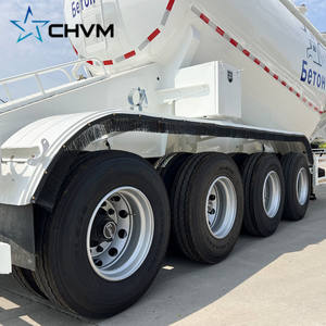 4 एक्सल 40cbm थोक सीमेंट सेमी ट्रेलर वी-टाइप फ्लाई ऐश सीमेंट सिलो टैंक ट्रेलर बिक्री के लिए - Product Image 6