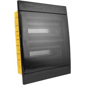 Tablero de Distribución Modular Marlanvil de 12 Módulos con Puerta Ahumada IP40, Montaje en Pared Resistente - Product Image 1