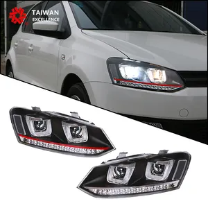 ECE Certification Super Q high quality modified led headlight assembly polo headlight for VW Polo 2012- headlight