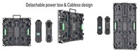 High Performance 500x500mm LED Display Screen Wireless File Import Multi Window Display Waterproof Grade LED Board