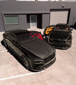 FOR <b>Rolls</b>-Royce Spectre 1016 Style Carbon Fiber Body <b>Kit</b> Front Lip Side Skirt Diffuser Spoiler Hood Upgrade Car Bumpers - Product Image 5
