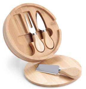 Ensemble de trancheurs à fromage en acier inoxydable de qualité supérieure au design moderne, écologique, avec manches en bois, vente en gros de couteaux pour couper les fruits et les légumes - Product Image 4