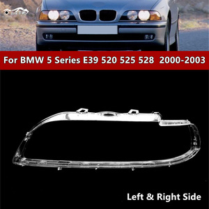 2000-2003 cubiertas de faros transparentes para <span class=keywords><strong>BMW</strong></span> 5 Series E39 520 <span class=keywords><strong>525</strong></span> 528 530 cubiertas de faros delanteros - Product Image 2