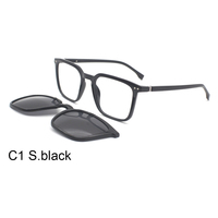 Fabrication de lunettes de soleil à clipser haut de gamme en Ultem avec charnière rotative et monture optique