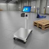 Báscula Digital de Alta Precisión con Impresora Integrada, Conectividad WIFI 4G y Almacenamiento de Datos para Equipos Financieros y Sistemas POS