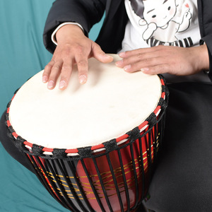Professional 8inch 10inch 12inch Lijiang Hand <b>Drum</b> Sheepskin <b>Drum</b> Beginner Tambourine Kids Adults Kindergarten Students - Product Image 4