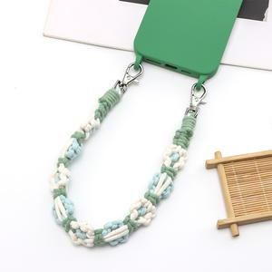 En gros, Cordon de suspension pour téléphone portable à motif floral tissé, Lanière de cou, Dragonne de poignet, Chaîne de téléphone amovible, Lanière pour gobelet - Product Image 2