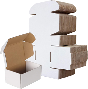 Caja de Cartón Corrugado Blanca Pequeña para Envíos, Caja de Transporte para Avión 6x4x3, Caja de Embalaje para Correo - Product Image 4